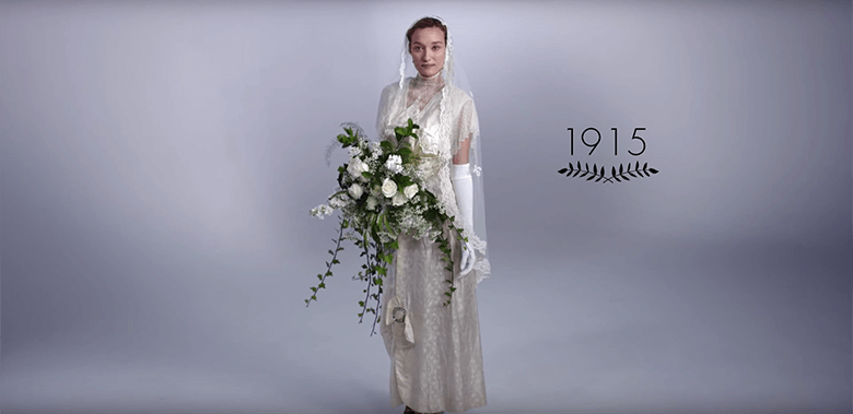 引用元：100 Years of Wedding Dresses  公式YouTube