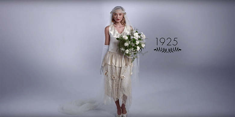 引用元：100 Years of Wedding Dresses  公式YouTube