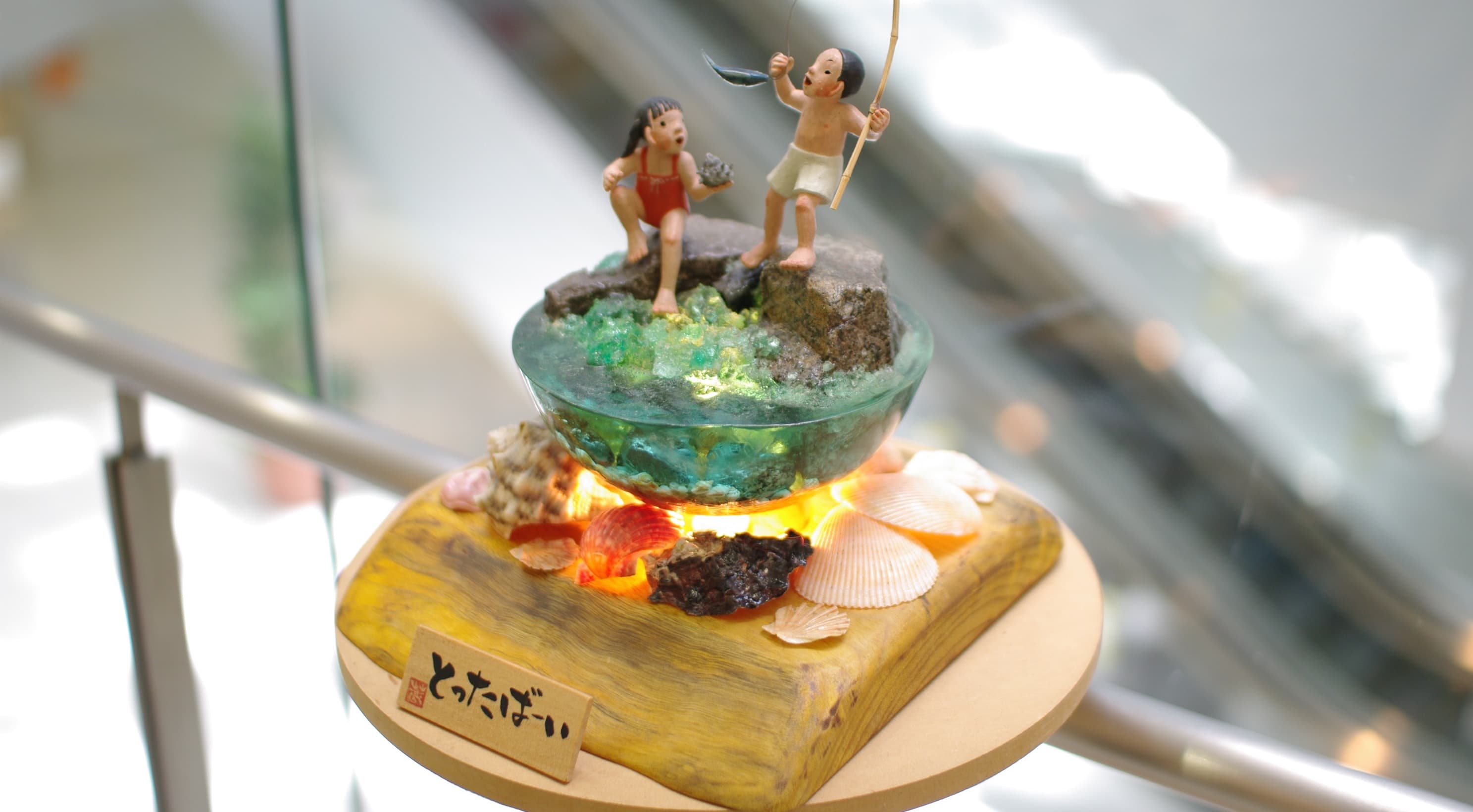 アクロス福岡で開催中!福岡の古き良き時代を伝える「あかり絵の世界」