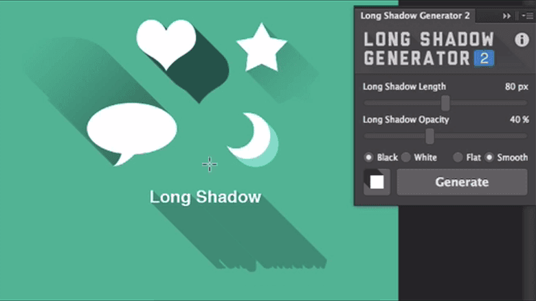 引用元:Long Shadow Genarator