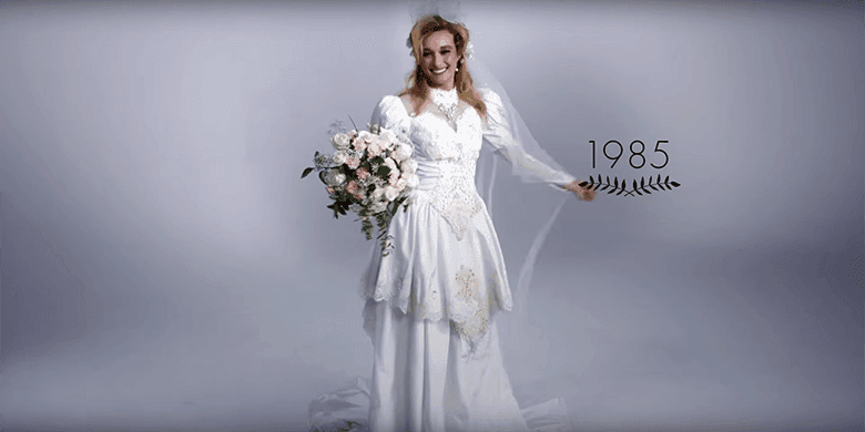 引用元:100 Years of Wedding Dresses 公式YouTube