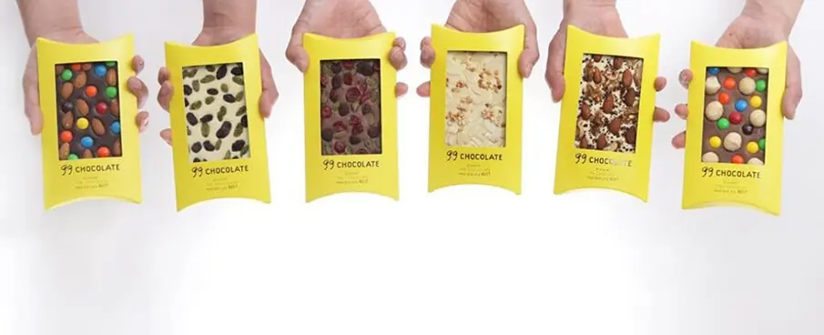 「99CHOCOLATE」でチョコレートを自分好みにカスタマイズ