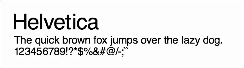 helvetica