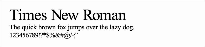 times-new-roman