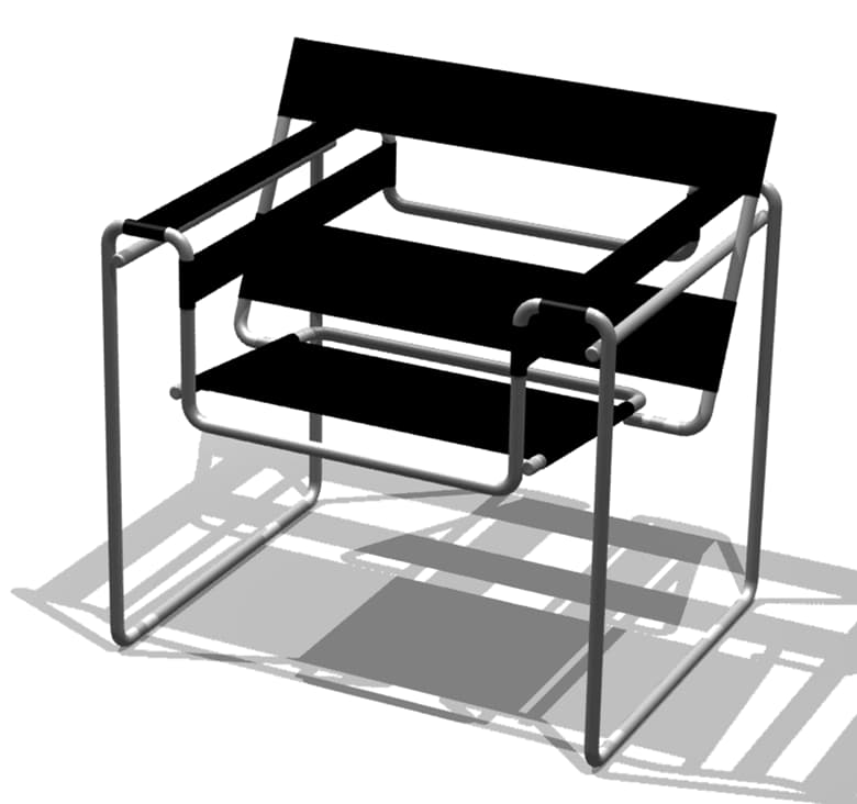 マルセル・ブロイヤー 「ワシリー・チェア」 引用元:Wikipedia