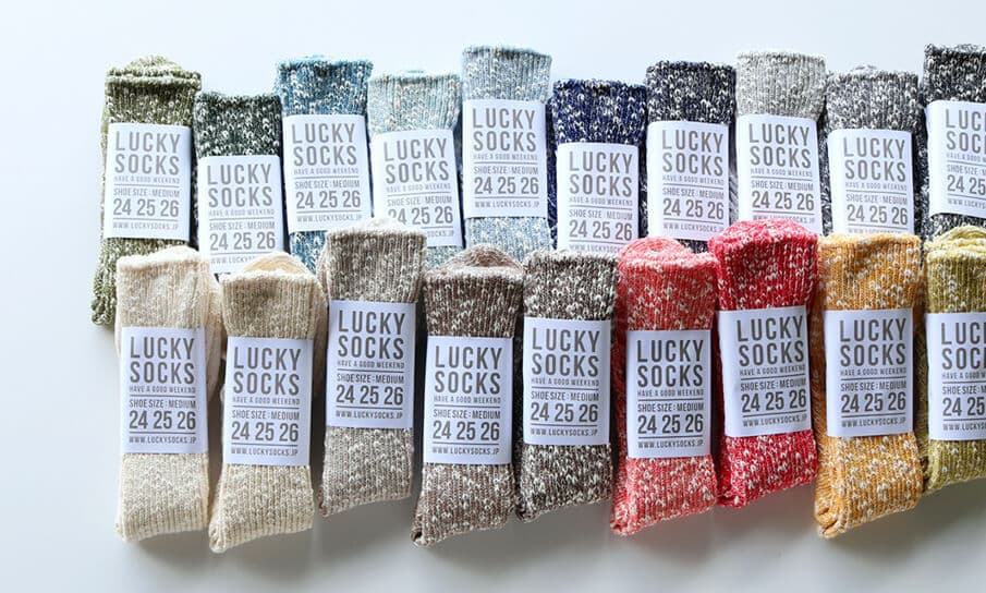 日本初?!当たりくじ付き靴下「LUCKY SOCKS」