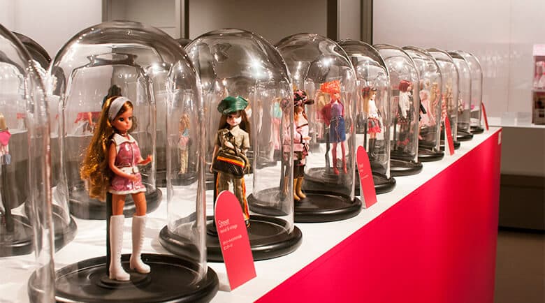テレビ西日本開局60周年『誕生50周年記念リカちゃん展』2018年2月22日(木)-3月28日(水) 福岡市博物館 会場の様子 © TOMY