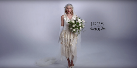 「100 Years of Wedding Dresses」で振り返るウェディングドレスの歴史 ...