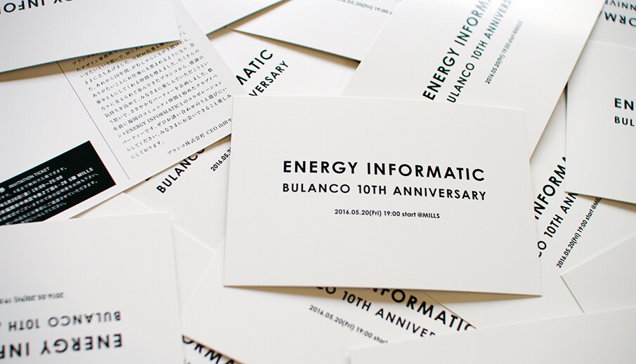 Energy Informatic × BULANCO 10th Anniversary