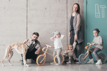 こどもの好奇心をそそるバランスバイク「Brum Brum balance bike」